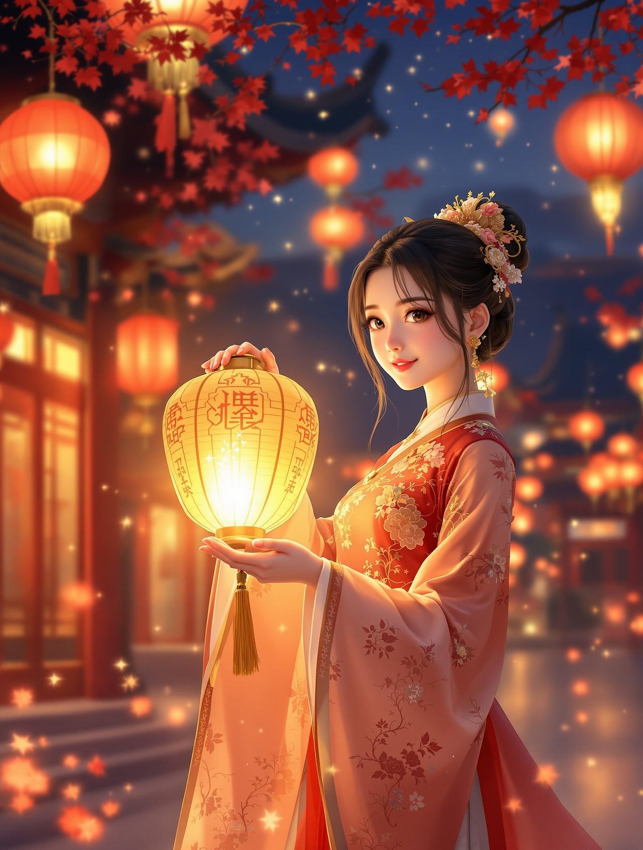 花灯行 - 母乳动漫精选古风国漫 花灯行